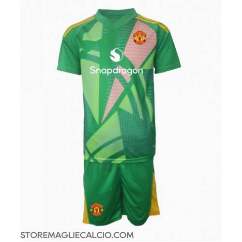 Manchester United Portiere Maglia Gara Terza Repliche 2024-25 Bambino Maniche Corte Manchester United Portiere Maglia Gara Terza Repliche 2024-25 Bambino Maniche Corte